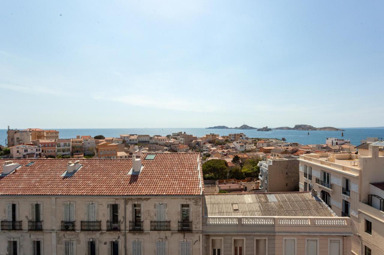 Horizon Mer - Splendide Vue Mer Et Iles Appartement Marseilles Buitenkant foto